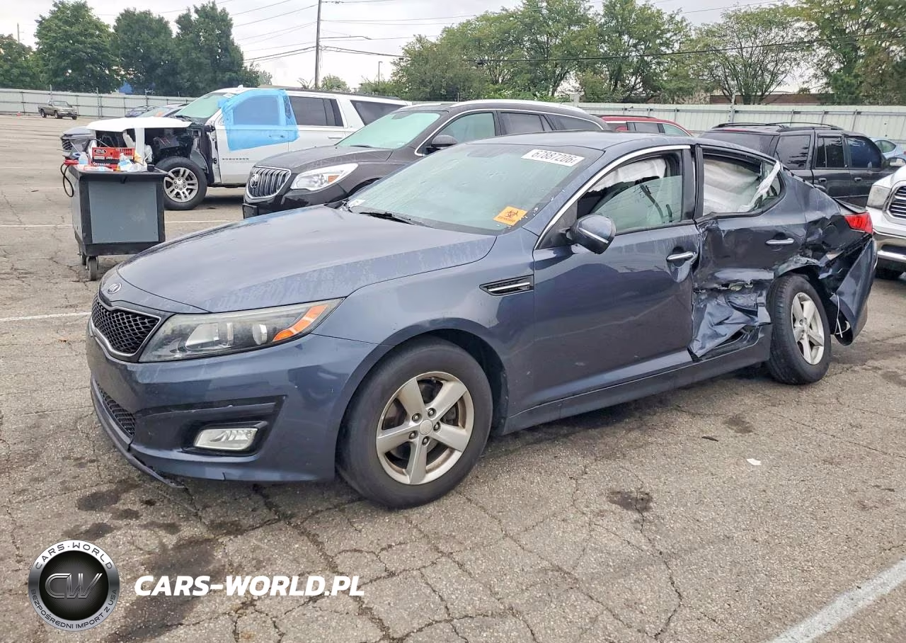 2015 Kia Optima Lx VIN:5XXGM4A75FG358174 - 1