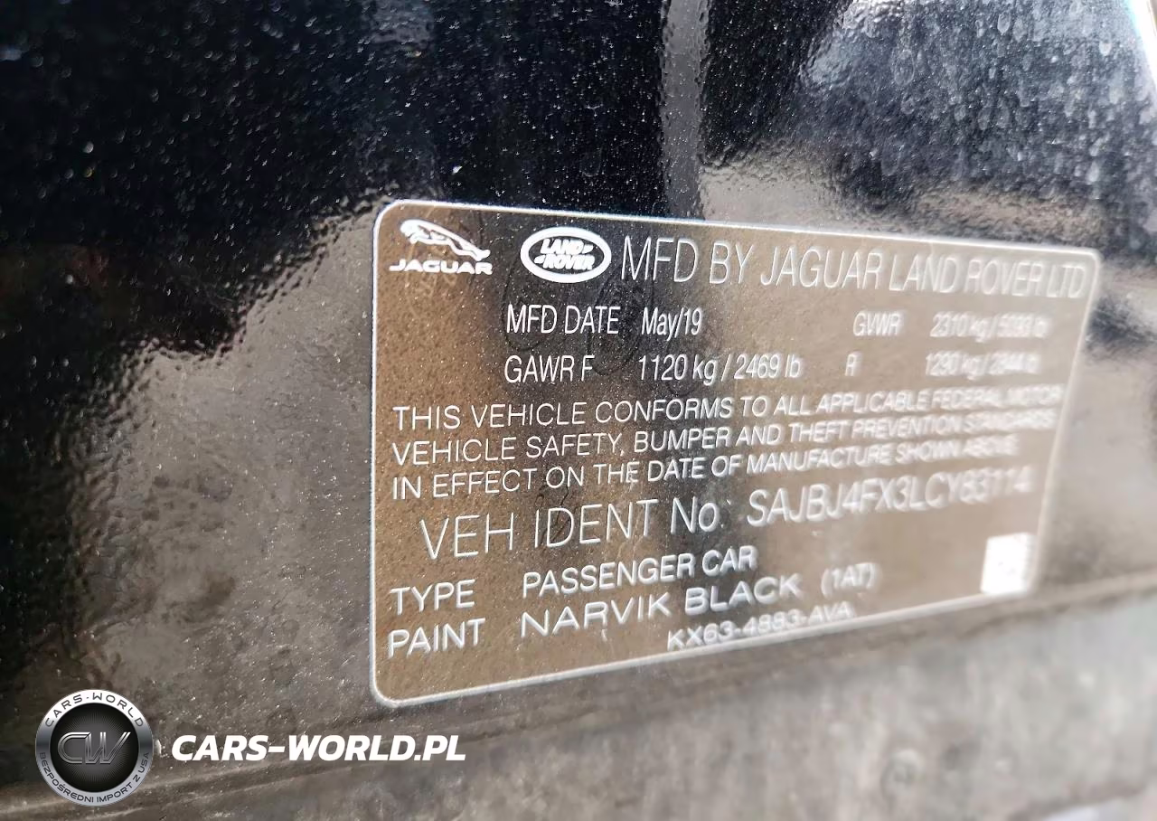 2020 Jaguar Xf Premium VIN:SAJBJ4FX3LCY83114 - 13