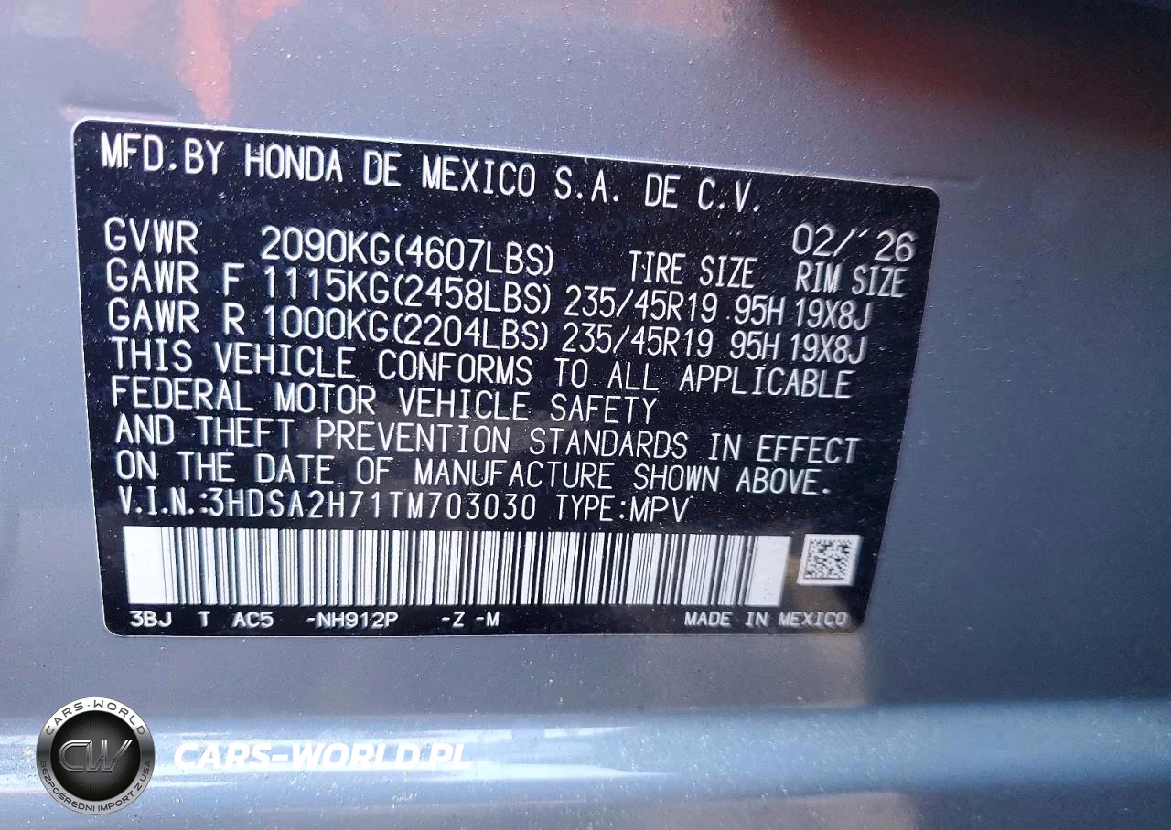 2026 Acura Adx A-Spec Advance VIN:3HDSA2H71TM703030 - 13