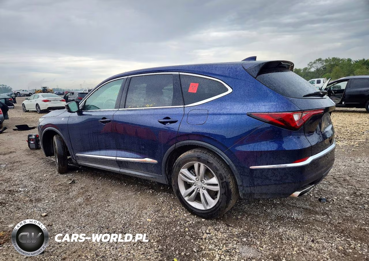 2022 Acura Mdx VIN:5J8YE1H38NL037362 - 2