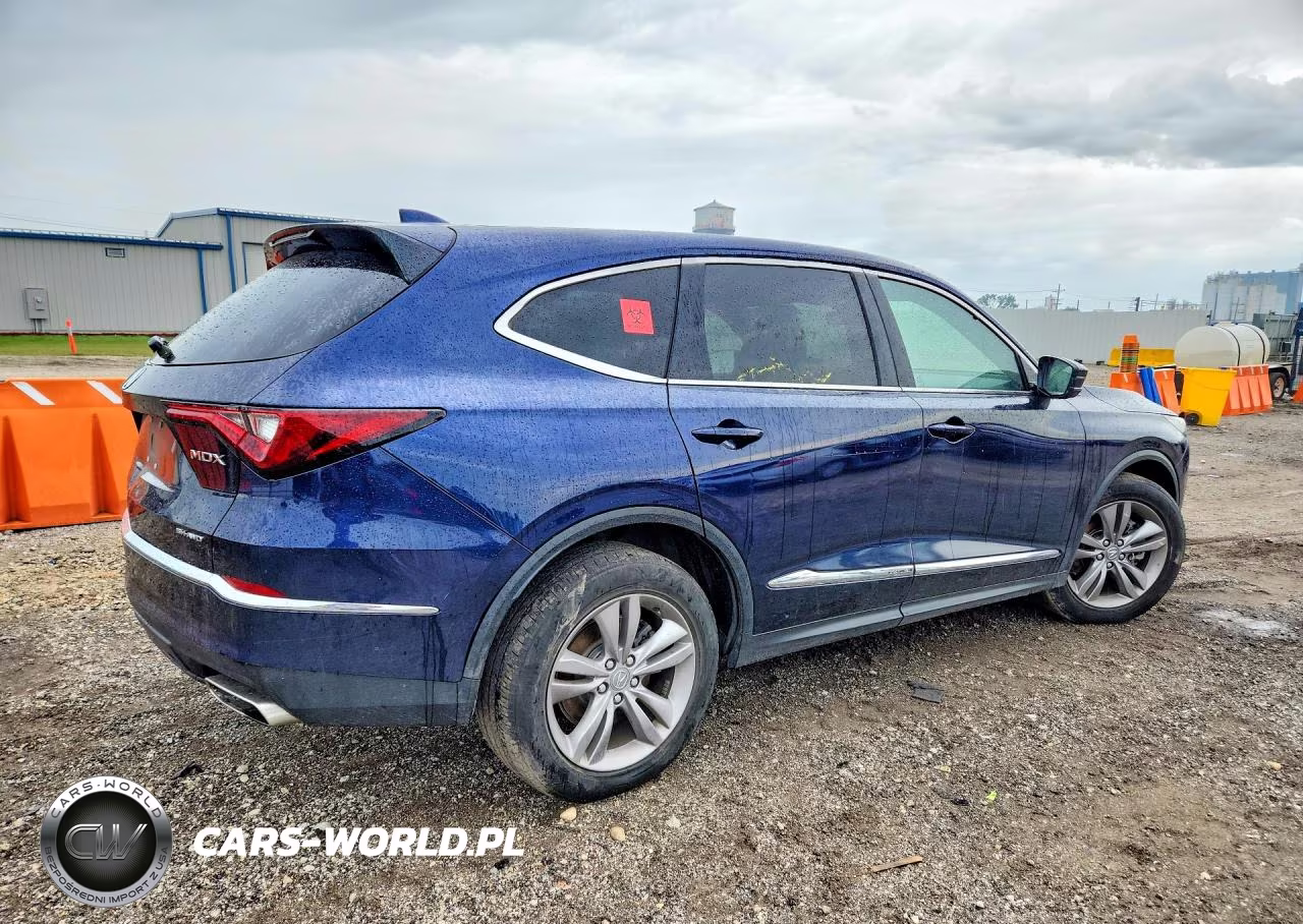 2022 Acura Mdx VIN:5J8YE1H38NL037362 - 3