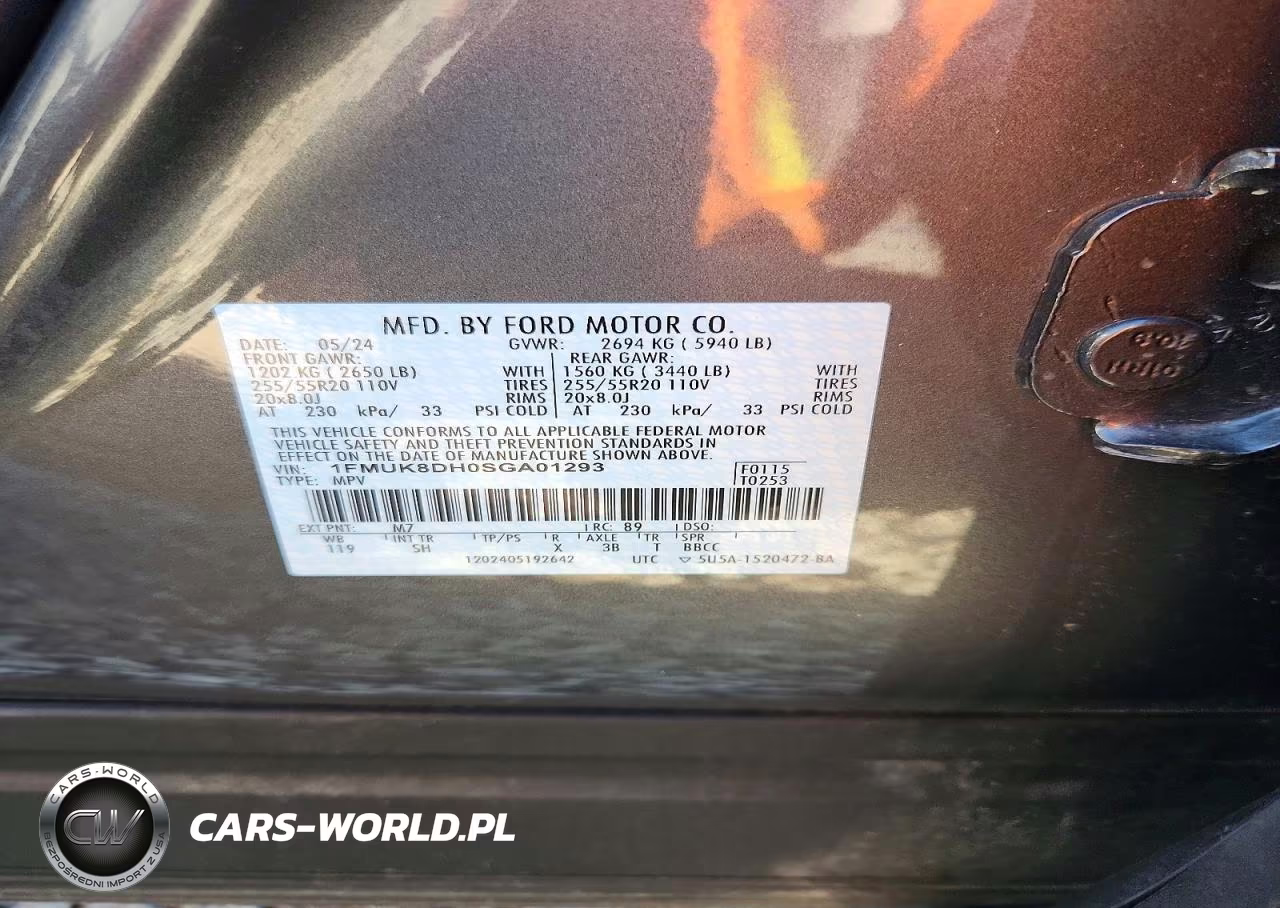 2025 Ford Explorer Active VIN:1FMUK8DH0SGA01293 - 13