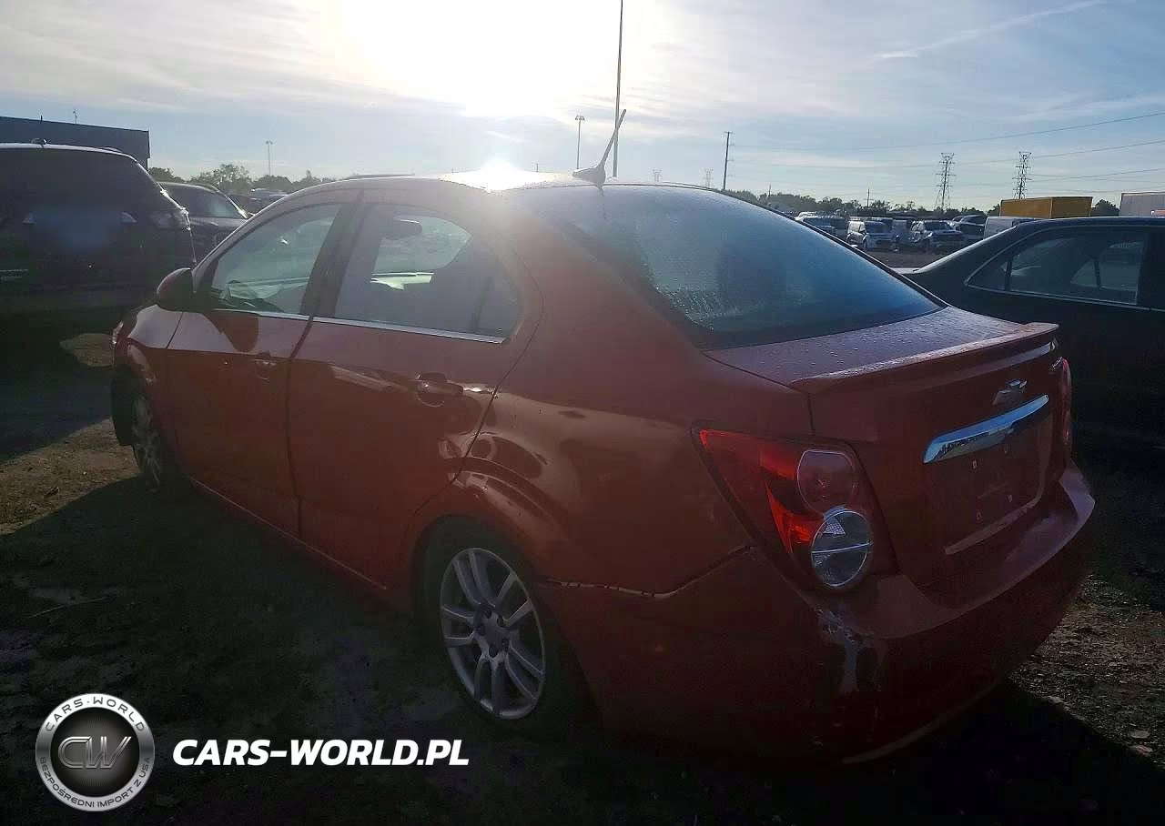 2013 Chevrolet Sonic Lt VIN:1G1JC5SH8D4142681 - 2