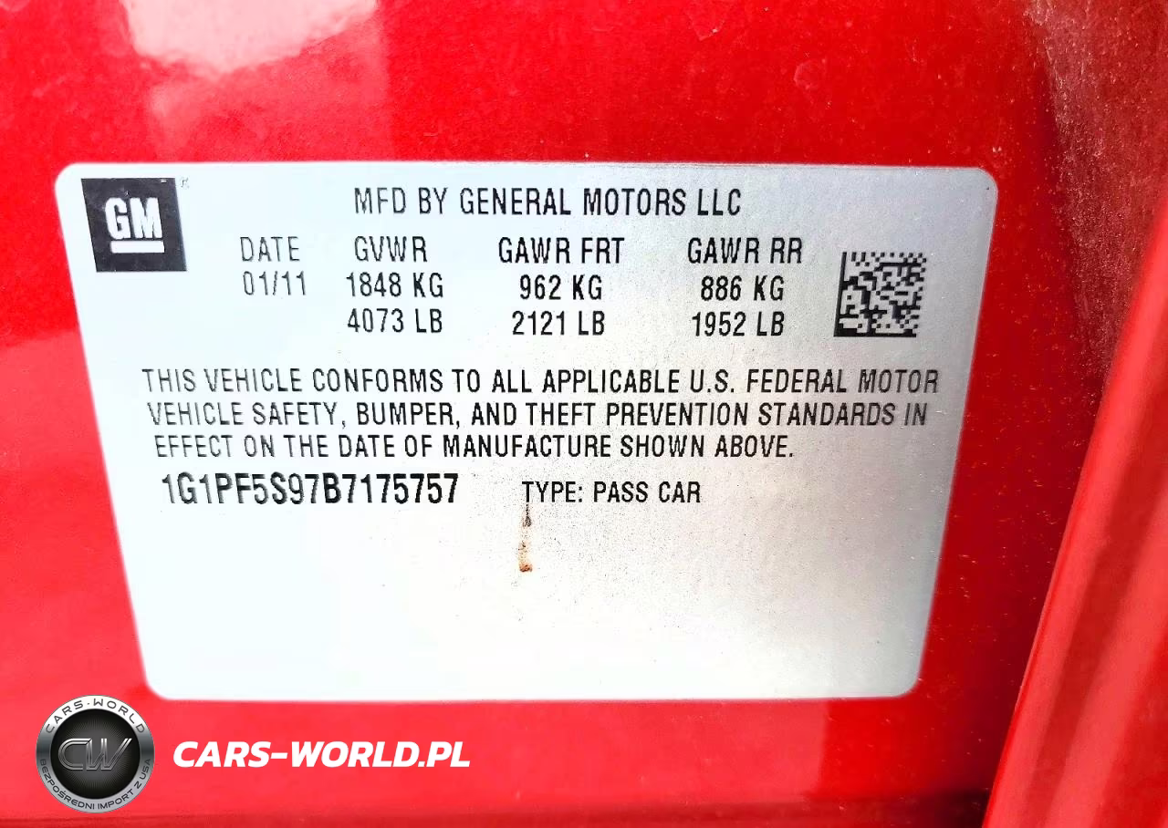 2011 Chevrolet Cruze Lt VIN:1G1PF5S97B7175757 - 12