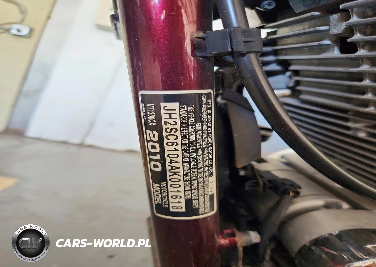2010 Honda Vt1300 Cx VIN:JH2SC6104AK001618 - 9