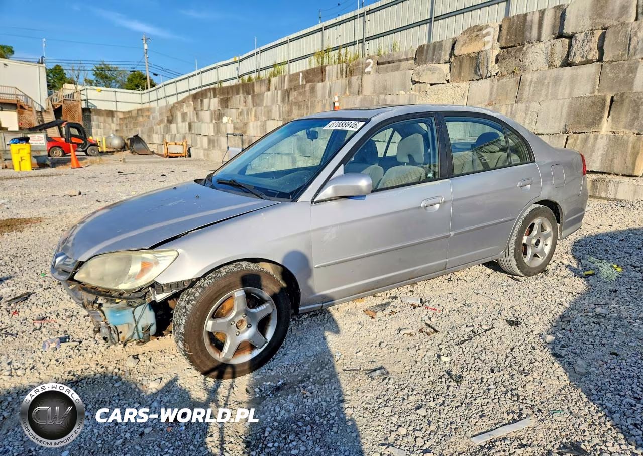 2004 Honda Civic Ex VIN:2HGES26764H632763 - 1