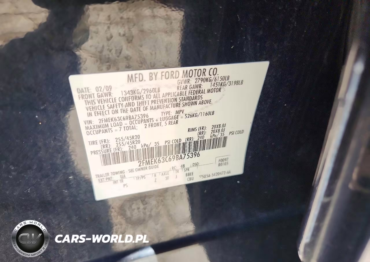 2009 Ford Flex Limited VIN:2FMEK63C69BA75396 - 14