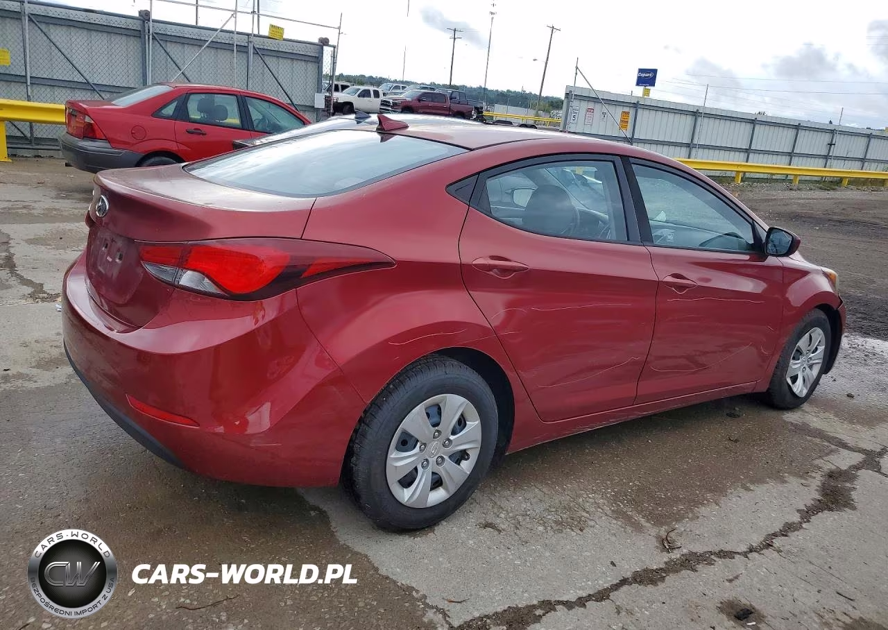 2016 Hyundai Elantra Se VIN:5NPDH4AE7GH758751 - 3