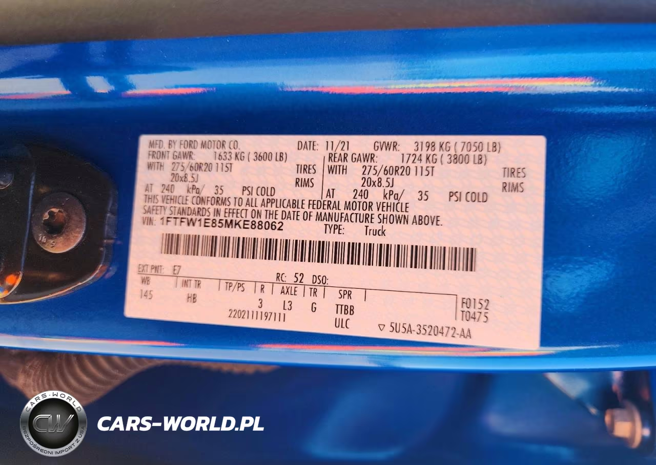 2021 Ford F150 Supercrew VIN:1FTFW1E85MKE88062 - 13