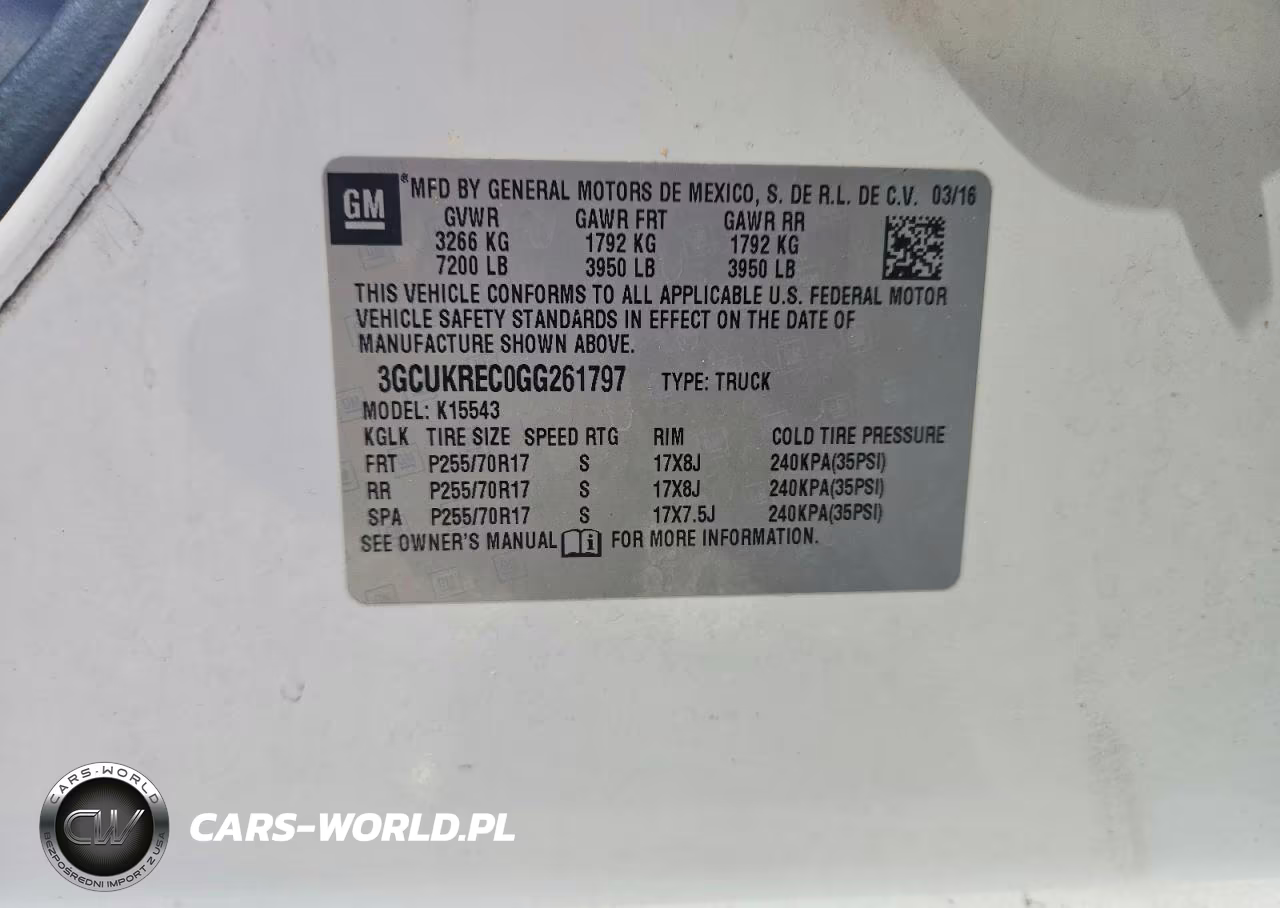 2016 Chevrolet Silverado K1500 Lt VIN:3GCUKREC0GG261797 - 12