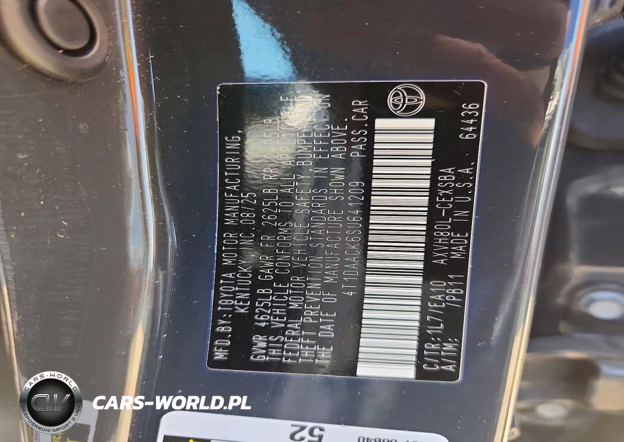 2025 Toyota Camry Se VIN:4T1DAACK6SU641209 - 12