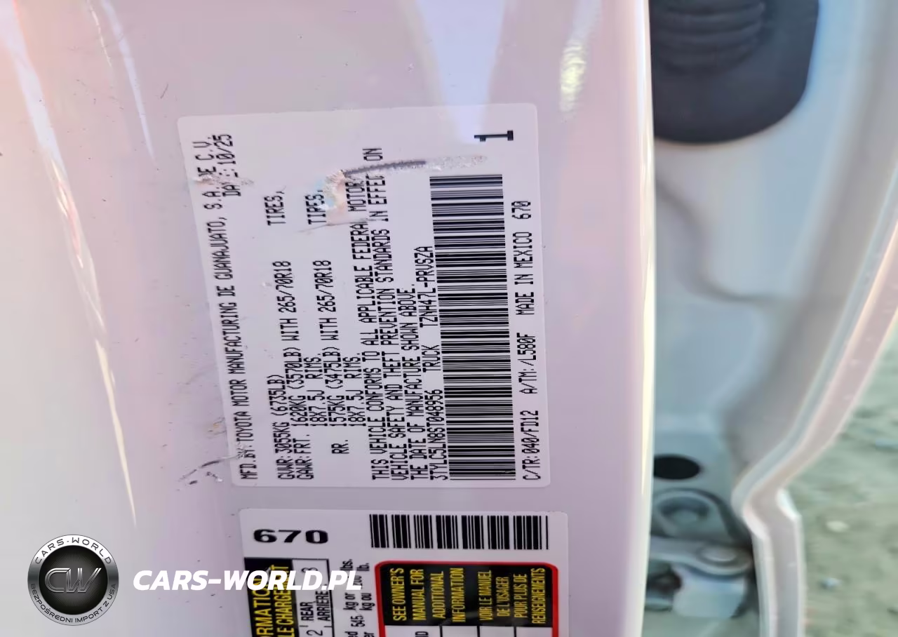 2025 Toyota Tacoma Trd Off-Road Hv VIN:3TYLC5LN8ST048956 - 12