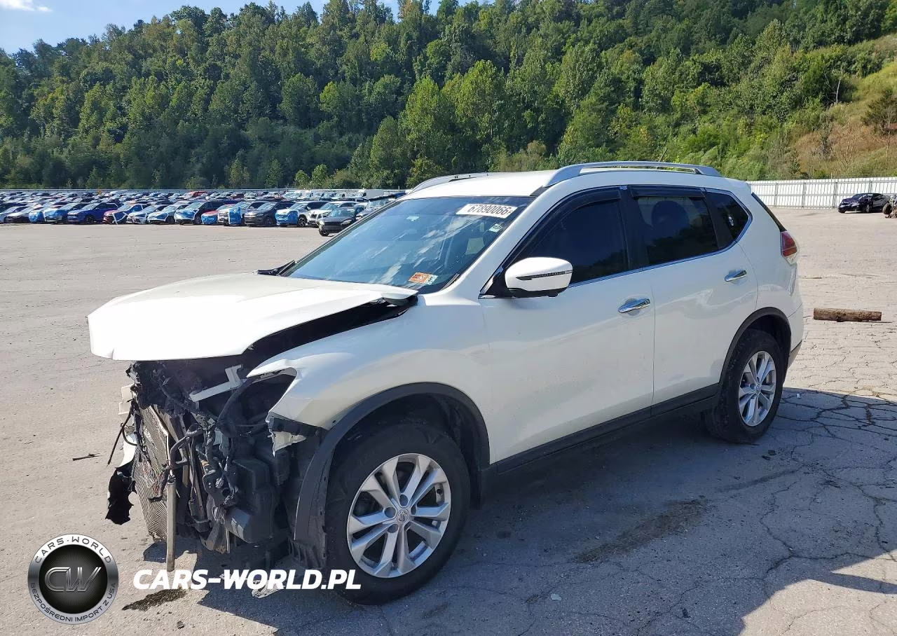 2016 Nissan Rogue Sv VIN:KNMAT2MV7GP735816 - 1