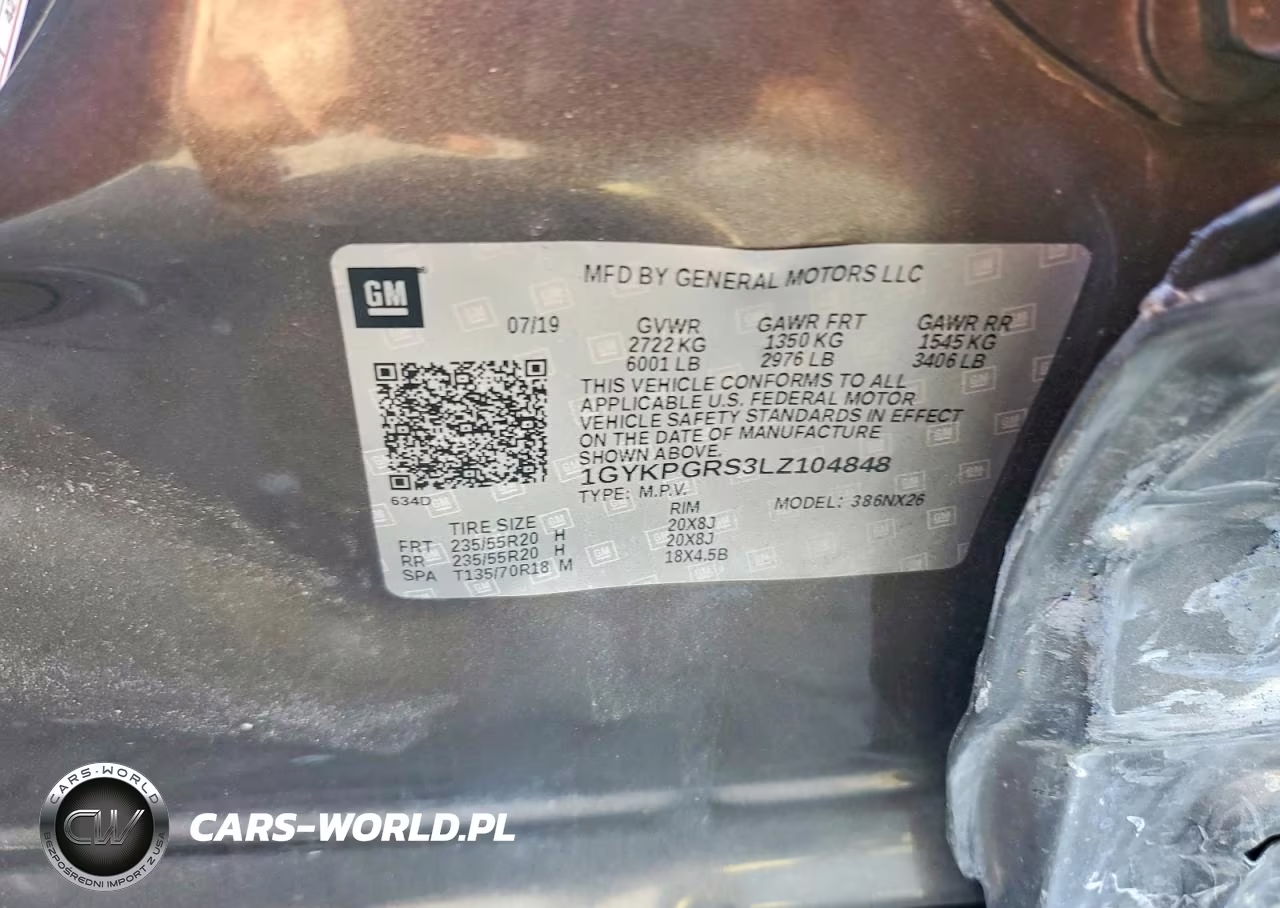2020 Cadillac Xt6 Sport VIN:1GYKPGRS3LZ104848 - 13