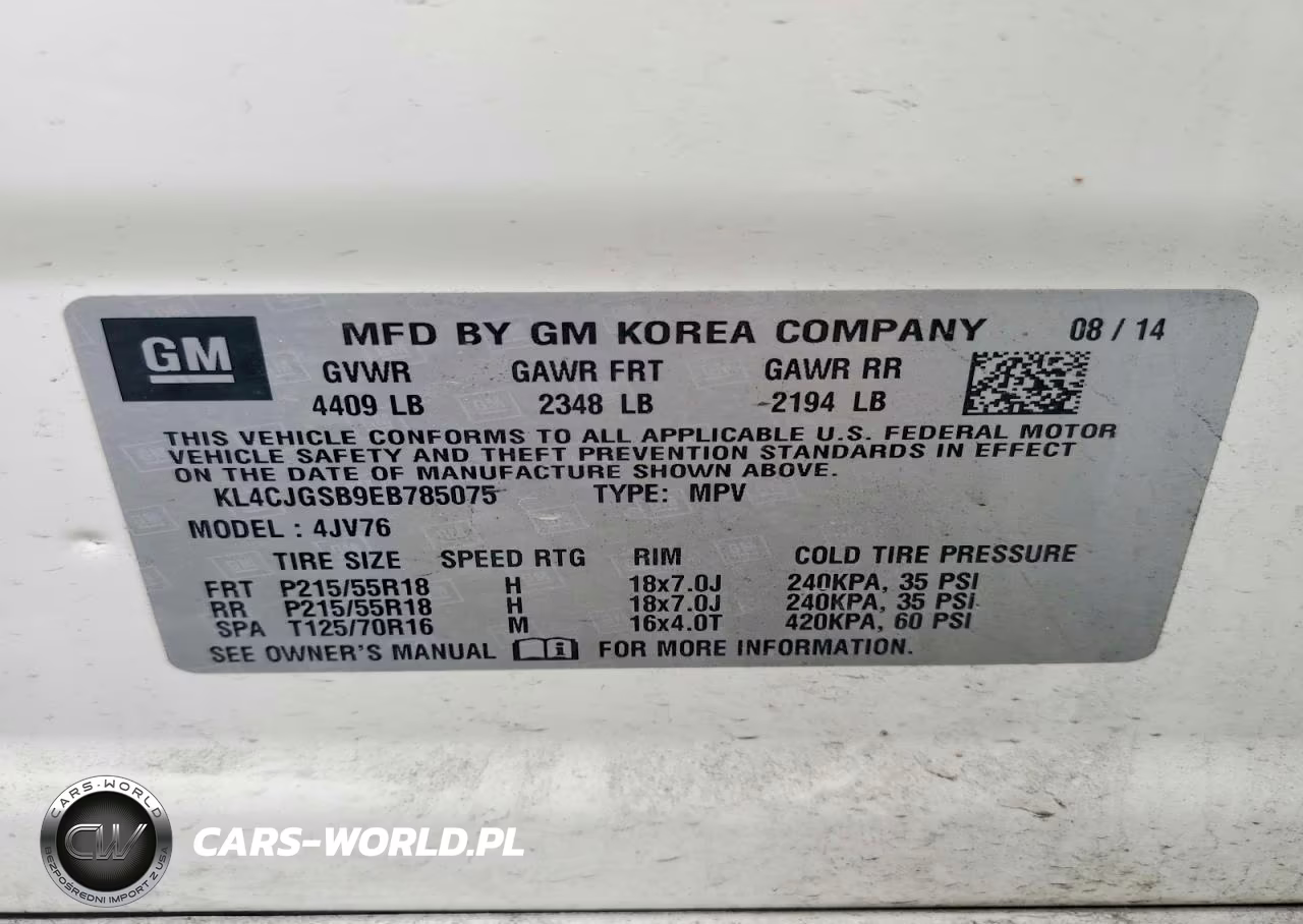 2014 Buick Encore VIN:KL4CJGSB9EB785075 - 13