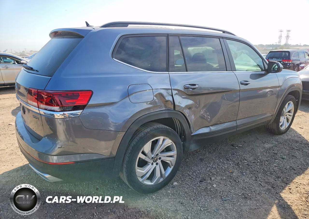 2022 Volkswagen Atlas Se VIN:1V2HR2CAXNC538878 - 3