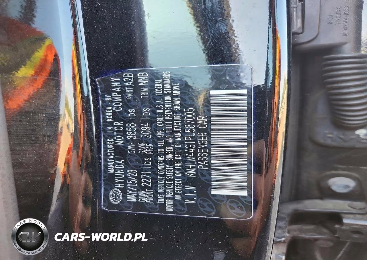 2023 Hyundai Elantra Sel VIN:KMHLM4AG1PU587005 - 13
