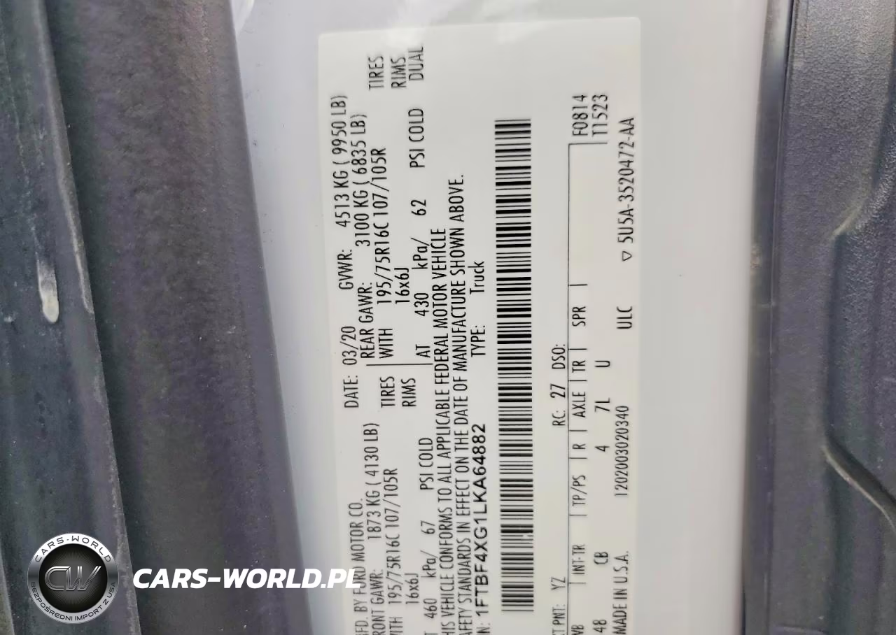 2020 Ford Transit 350 Hd Delivery Van VIN:1FTBF4XG1LKA64882 - 13