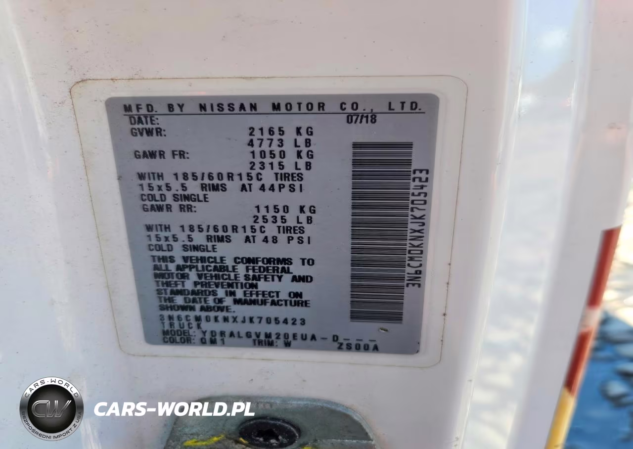 2018 Nissan Nv200 Refrigerated Delivery Van VIN:3N6CM0KNXJK705423 - 13