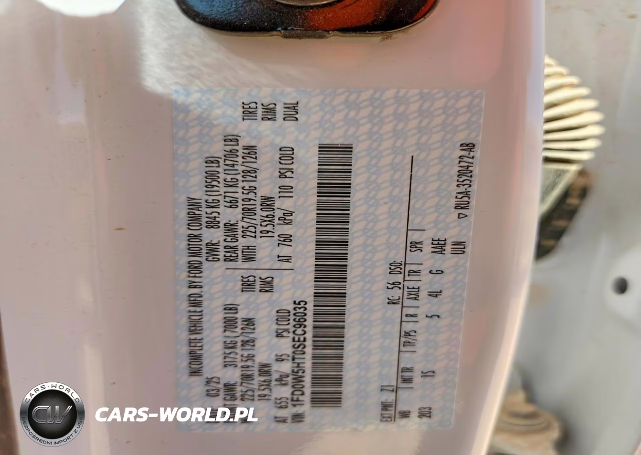 2025 Ford F550 Super Duty VIN:1FD0W5HT0SEC96035 - 12