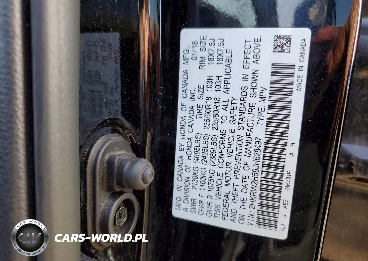 2018 Honda Cr-V Ex VIN:2HKRW2H59JH628497 - 13