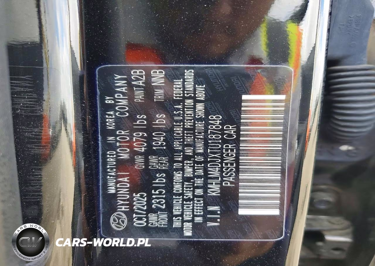 2026 Hyundai Elantra Hybrid Blue VIN:KMHLM4DJXTU187848 - 12