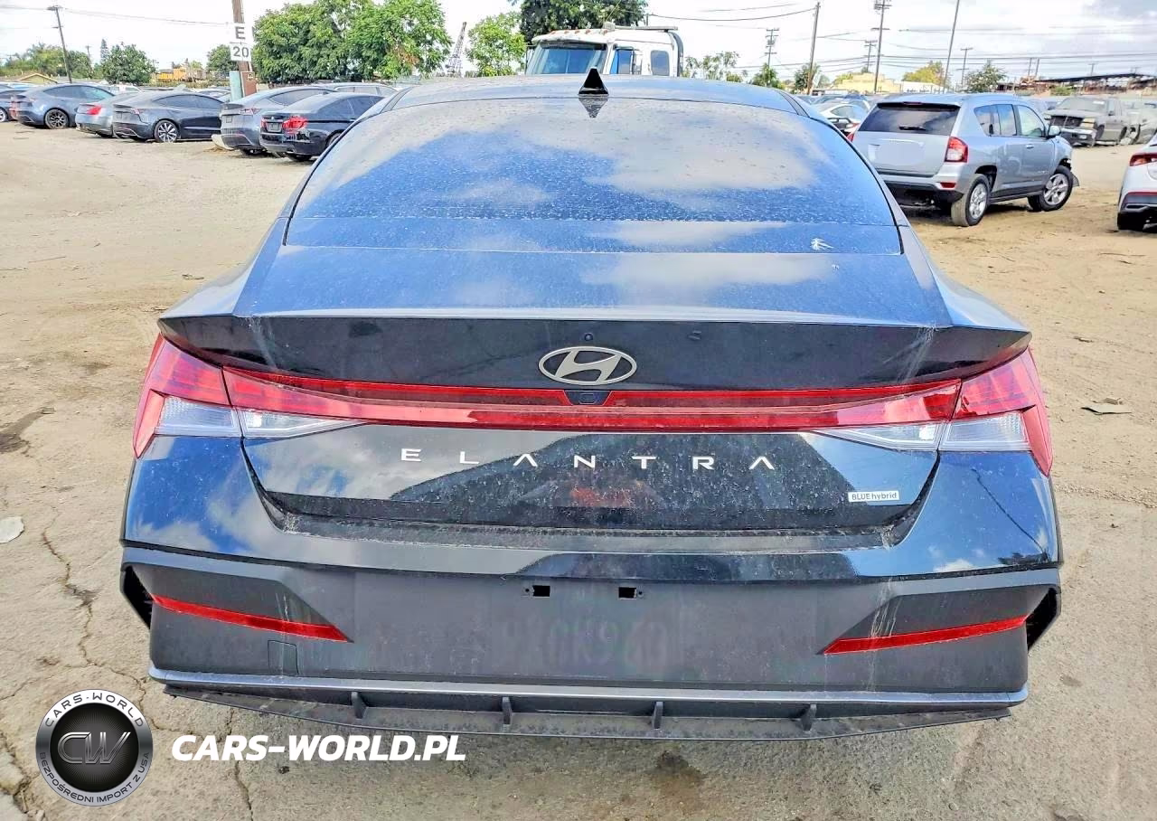 2026 Hyundai Elantra Hybrid Blue VIN:KMHLM4DJXTU187848 - 6
