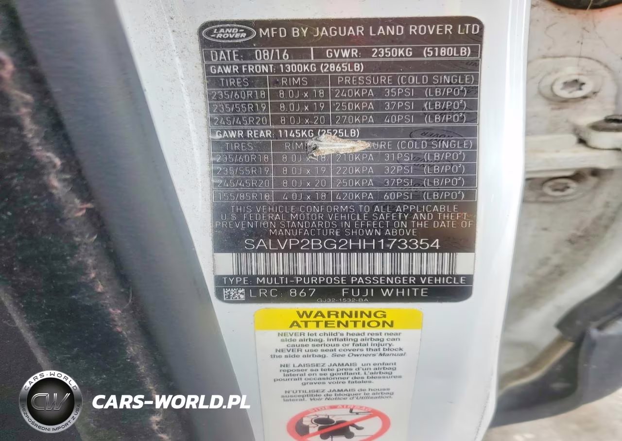 2017 Land Rover Range Rover Evoque Se VIN:SALVP2BG2HH173354 - 13