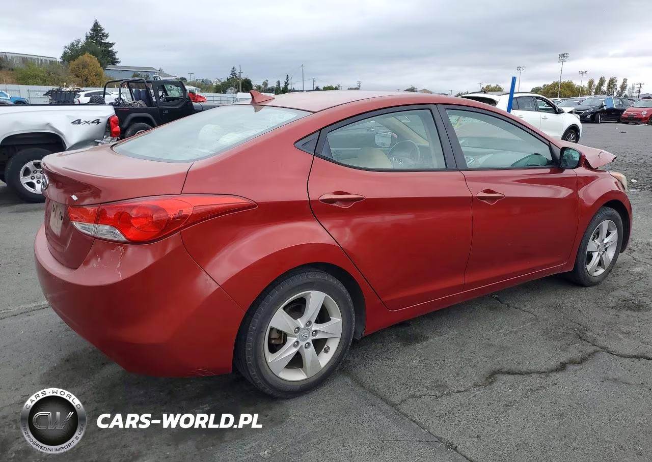 2012 Hyundai Elantra Gls VIN:KMHDH4AE1CU366747 - 3