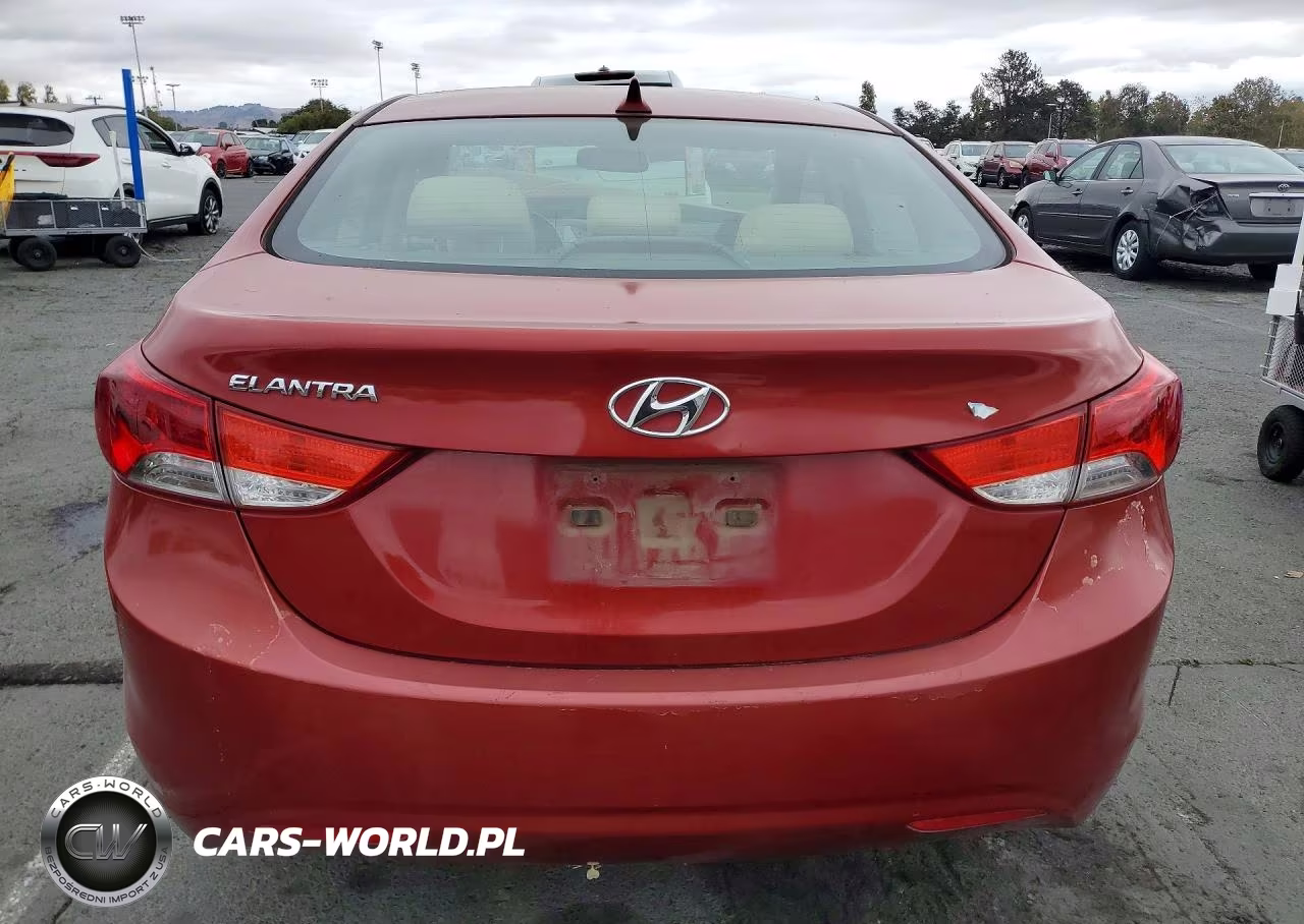 2012 Hyundai Elantra Gls VIN:KMHDH4AE1CU366747 - 6