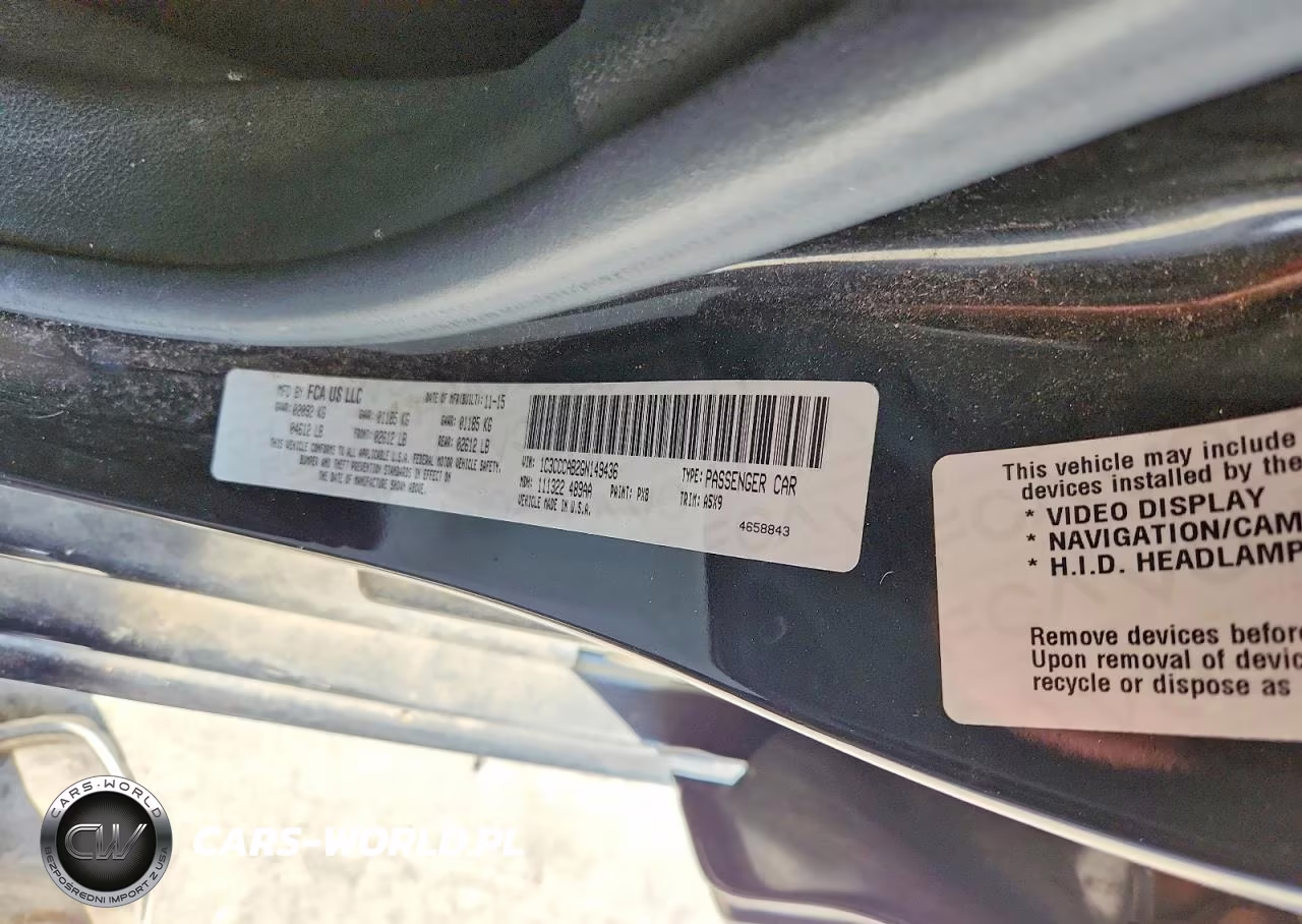 2016 Chrysler 200 Limited VIN:1C3CCCAB2GN149436 - 12