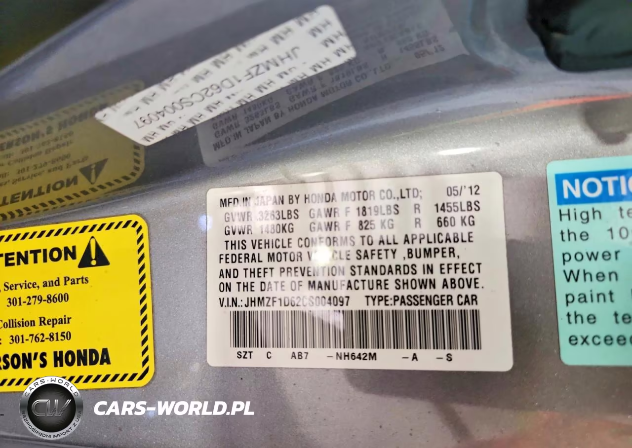 2012 Honda Cr-Z Ex VIN:JHMZF1D62CS004097 - 12