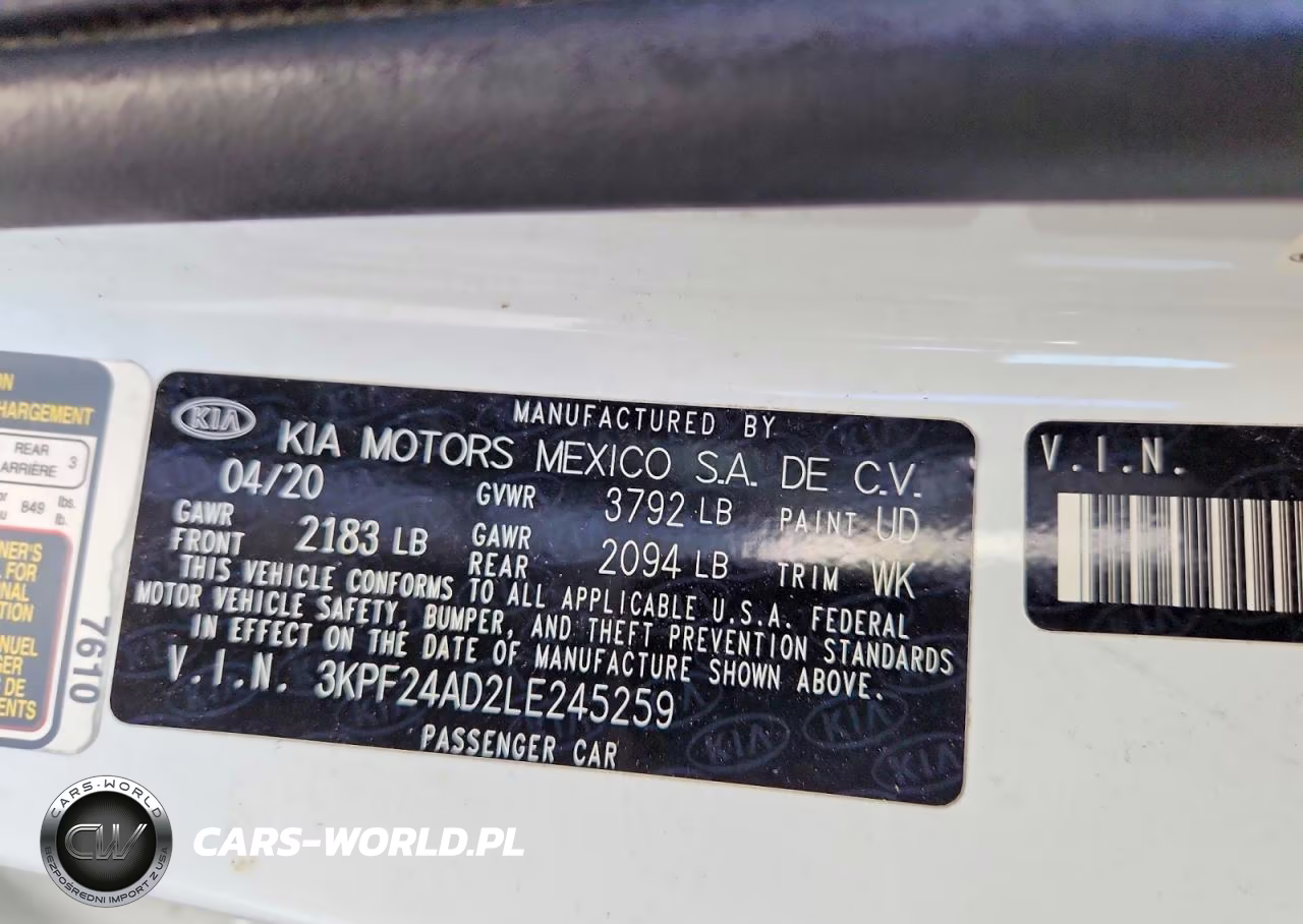 2020 Kia Forte Lxs VIN:3KPF24AD2LE245259 - 12