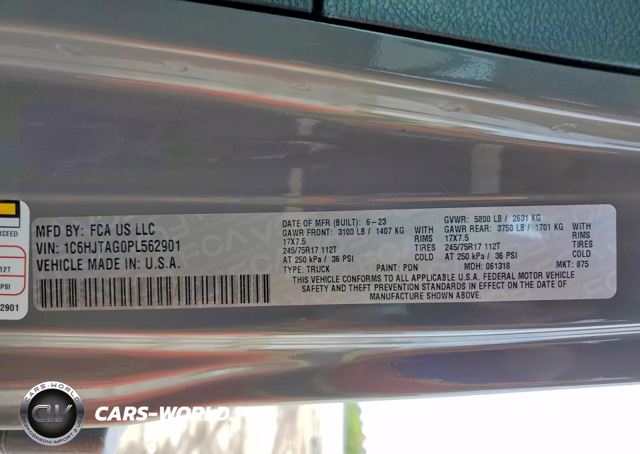 2023 Jeep Gladiator Sport VIN:1C6HJTAG0PL562901 - 13
