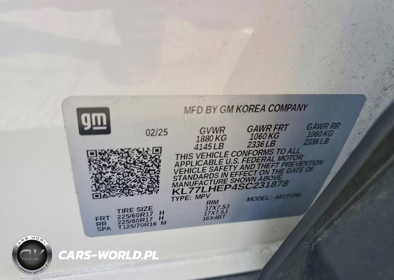 2025 Chevrolet Trax 1Lt VIN:KL77LHEP4SC231878 - 14
