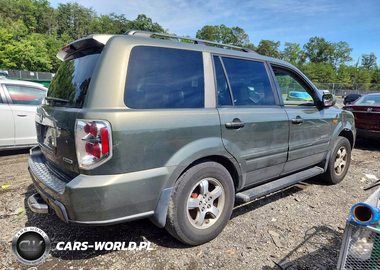 2006 Honda Pilot Ex VIN:2HKYF18716H504979 - 3