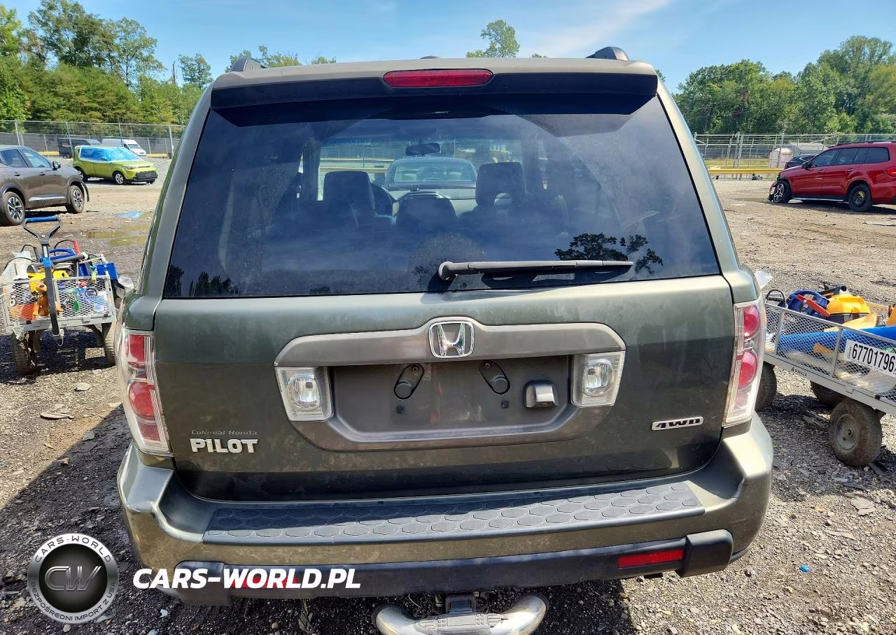2006 Honda Pilot Ex VIN:2HKYF18716H504979 - 6
