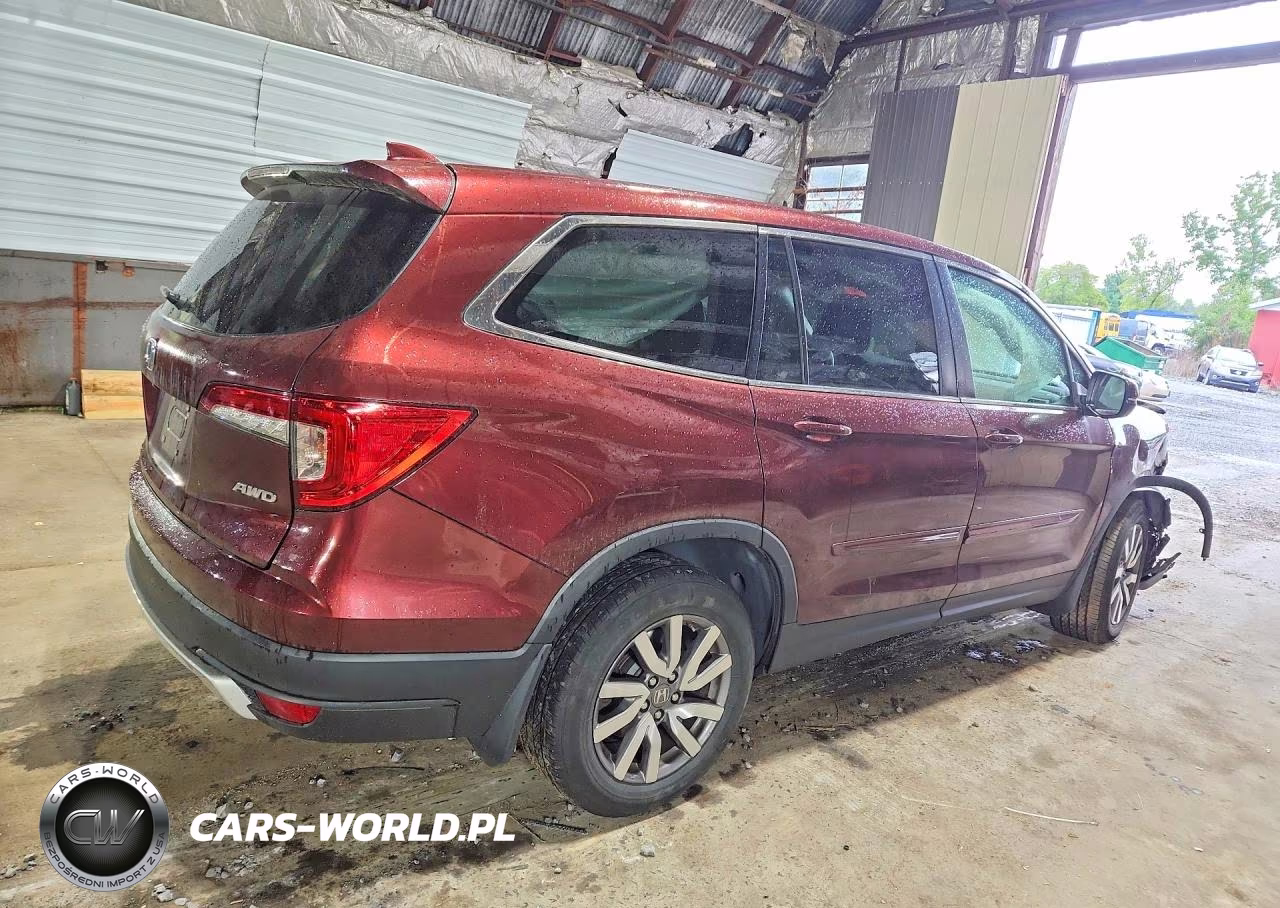 2019 Honda Pilot Exl VIN:5FNYF6H55KB013304 - 3