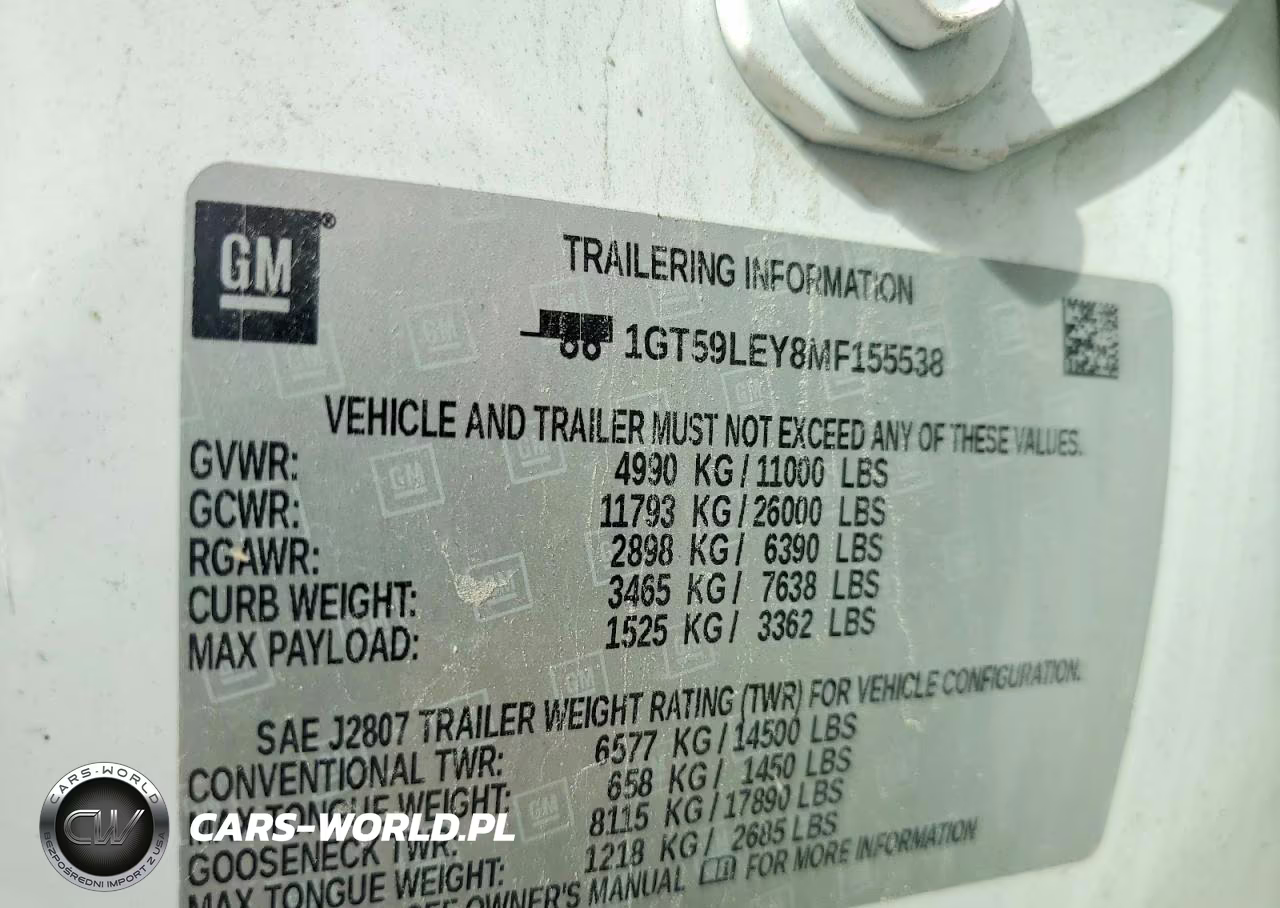2021 GMC Sierra K2500 Heavy Duty VIN:1GT59LEY8MF155538 - 12