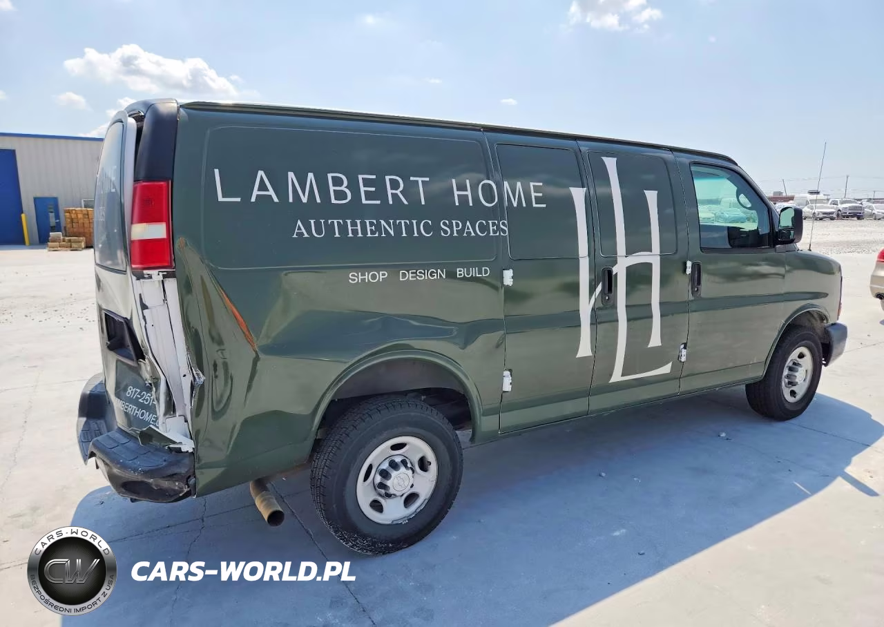 2015 Chevrolet Express 2500 Cargo Delivery Van VIN:1GCWGFCF8F1194787 - 3