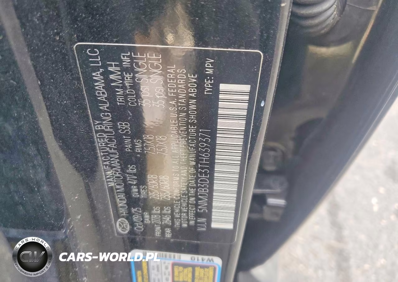 2026 Hyundai Tucson Sel VIN:5NMJB3DE3TH639371 - 14