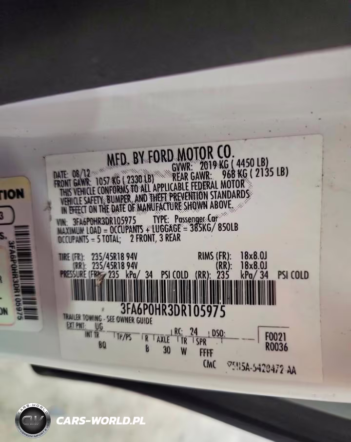 2013 Ford Fusion Se VIN:3FA6P0HR3DR105975 - 12