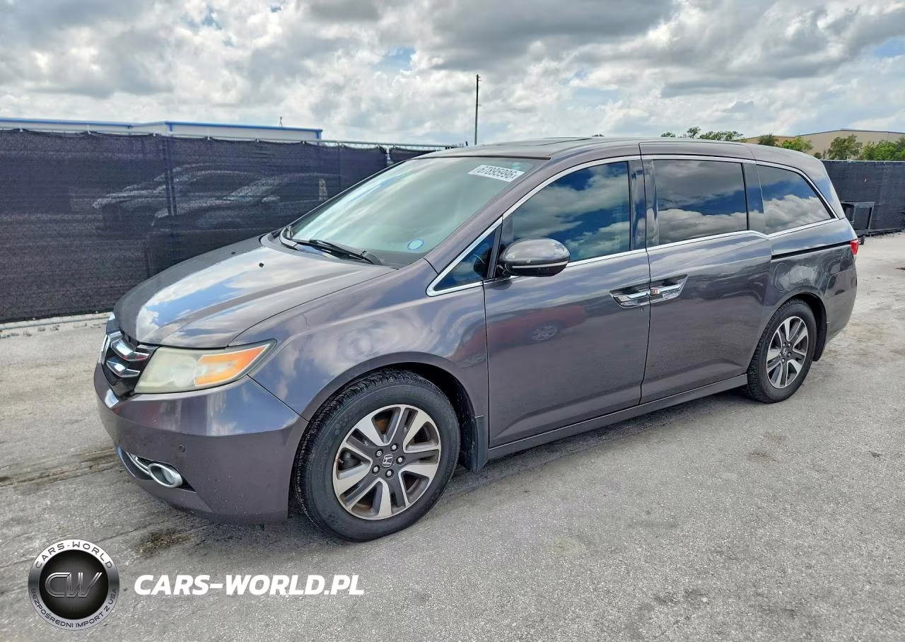 2014 Honda Odyssey Touring VIN:5FNRL5H97EB124676 - 1