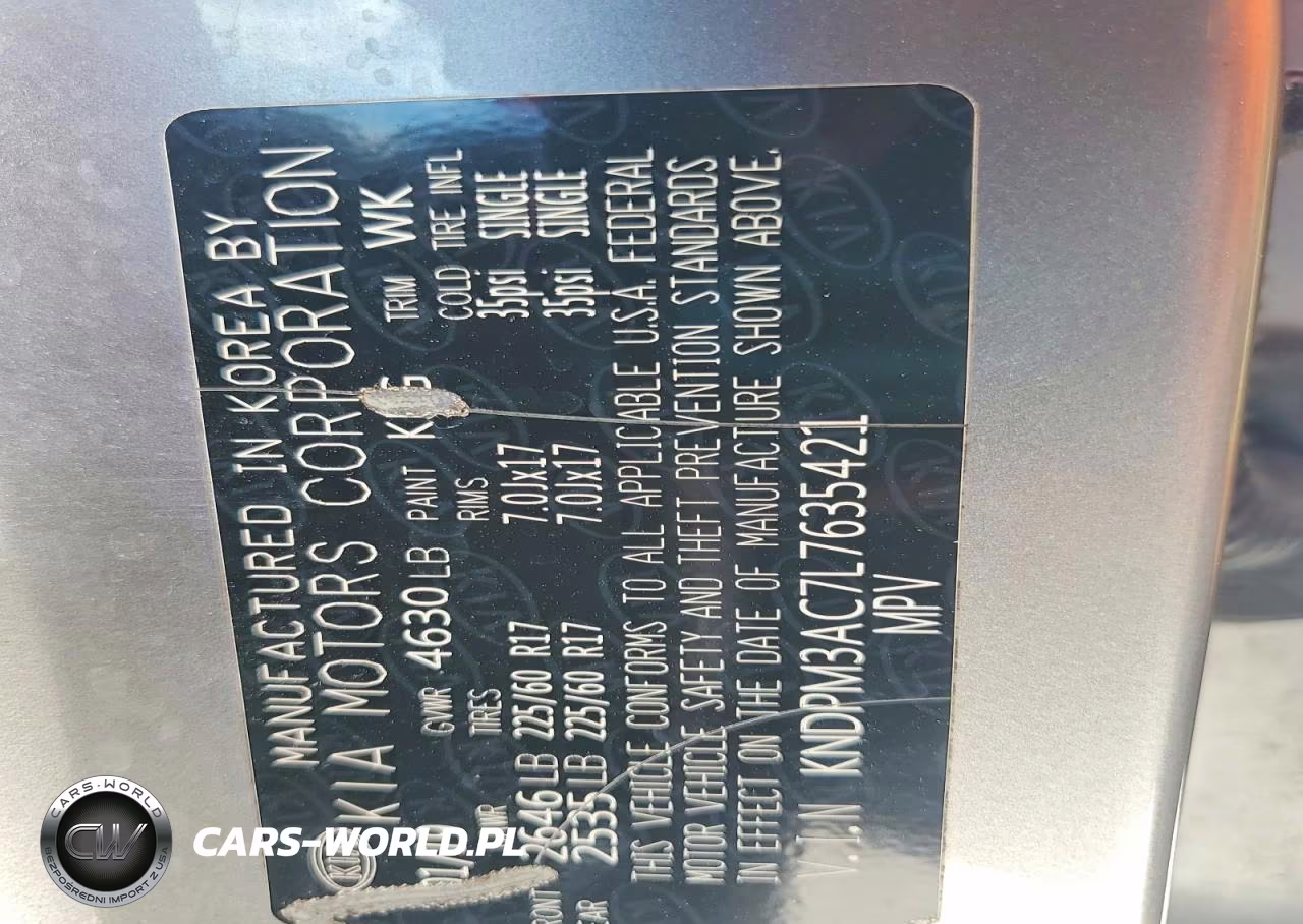 2020 Kia Sportage Lx VIN:KNDPM3AC7L7635421 - 13