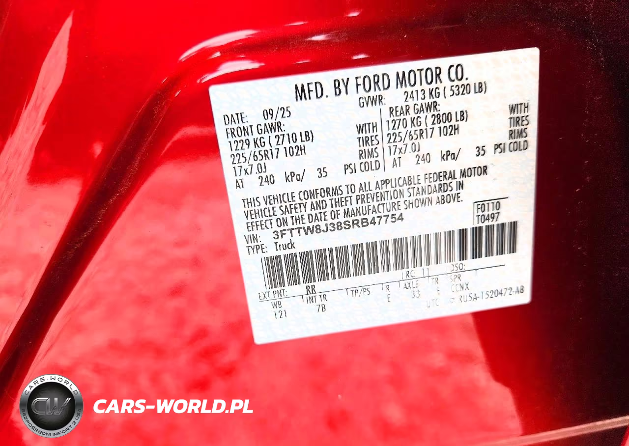 2025 Ford Maverick Xlt VIN:3FTTW8J38SRB47754 - 13