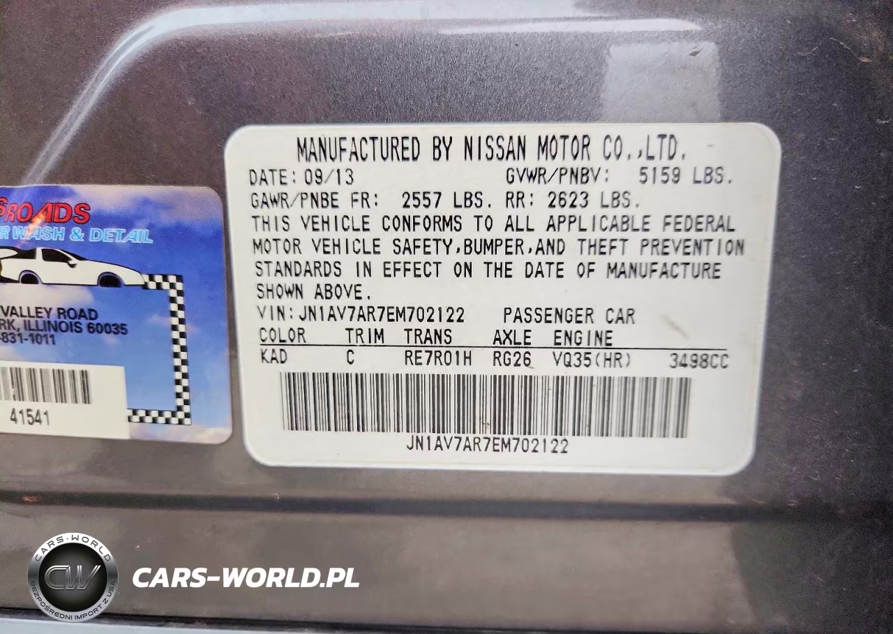 2014 Infiniti Q50 Hybrid Premium VIN:JN1AV7AR7EM702122 - 13