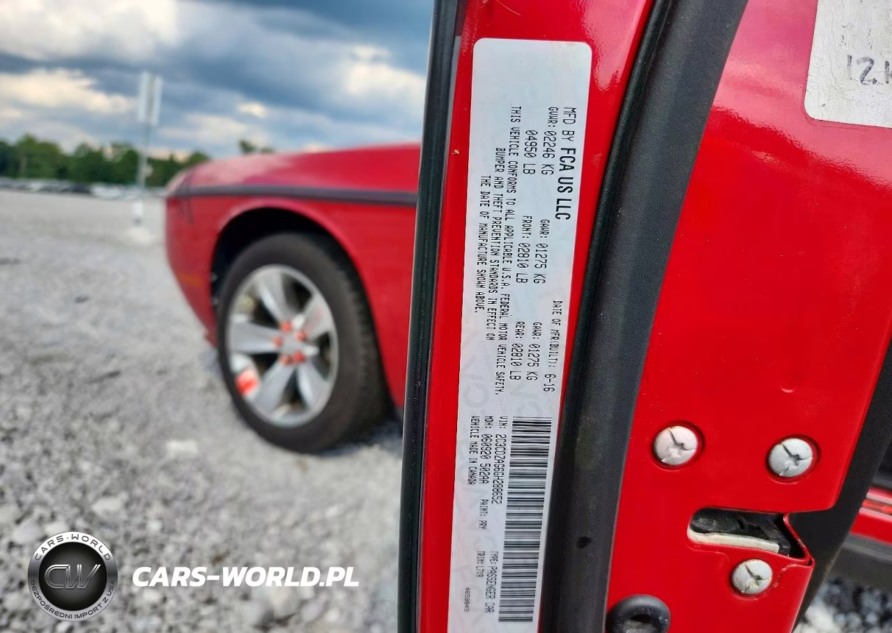 2016 Dodge Challenger Sxt VIN:2C3CDZAG6GH288652 - 12