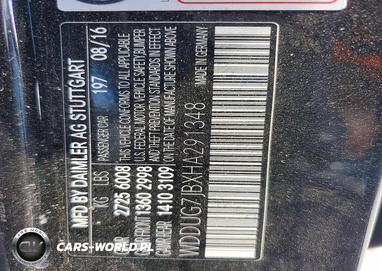 2017 Mercedes-Benz S 63 Amg VIN:WDDUG7JBXHA291348 - 12