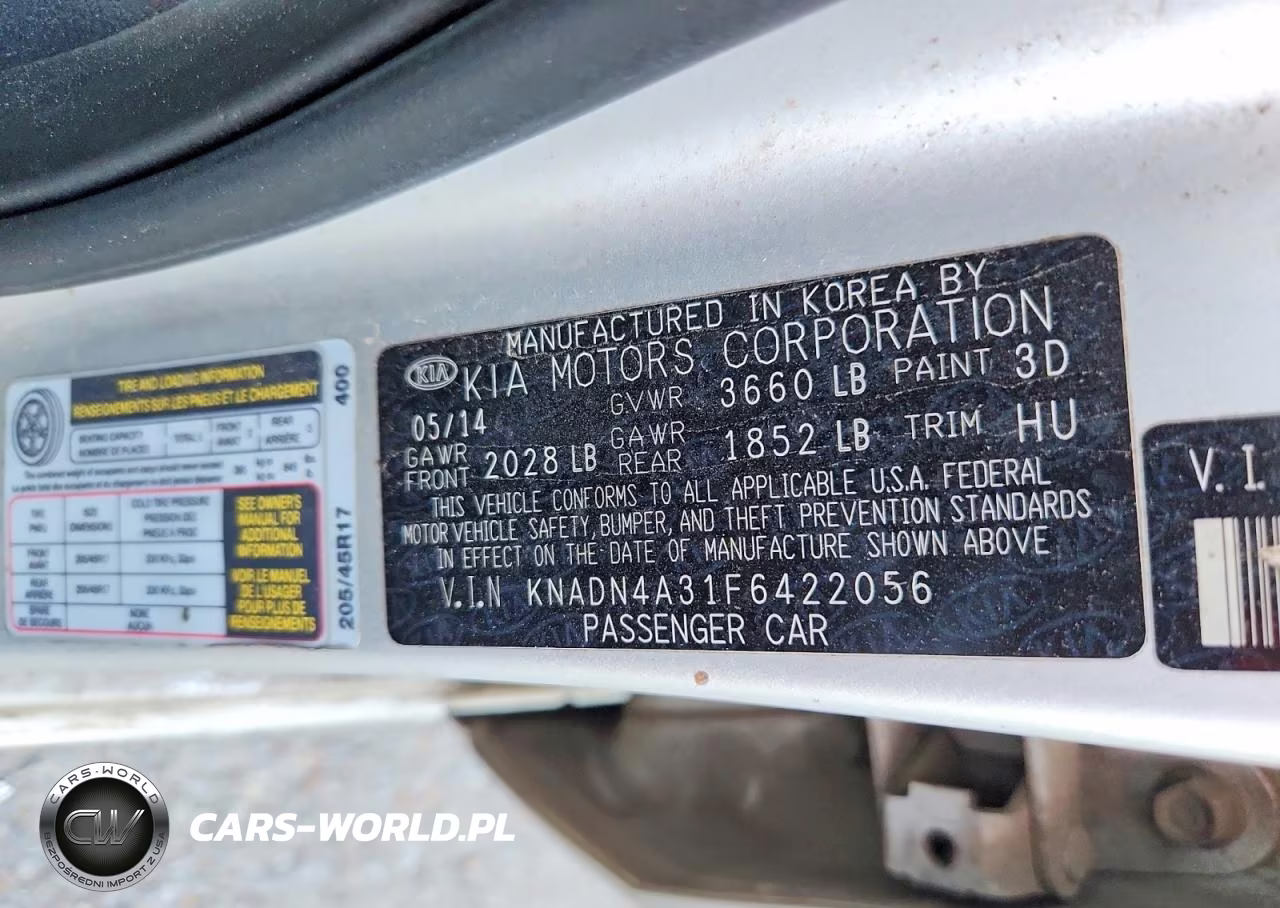 2015 Kia Rio Sx VIN:KNADN4A31F6422056 - 12