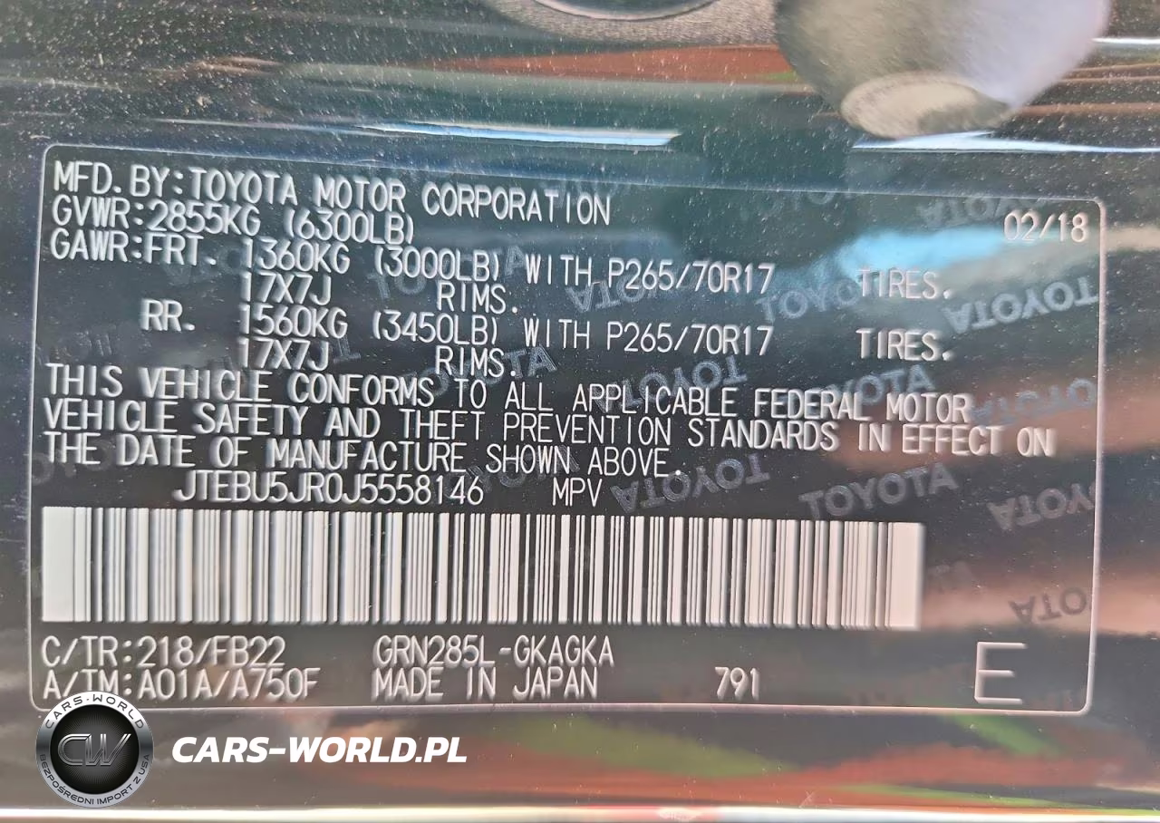 2018 Toyota 4Runner Sr5 VIN:JTEBU5JR0J5558146 - 14